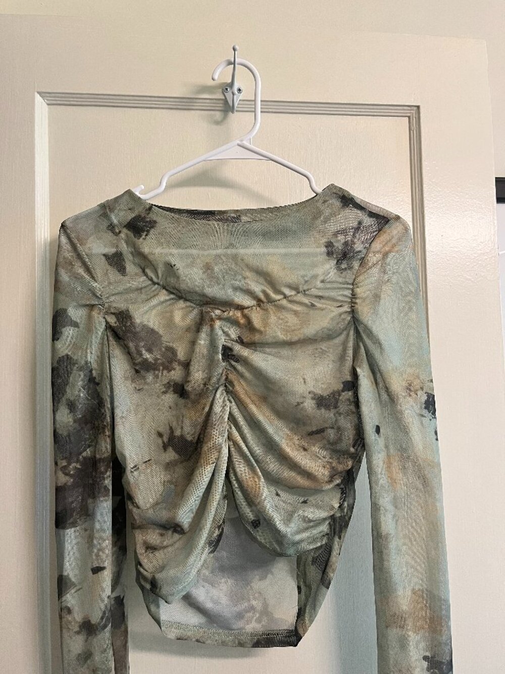 Green Sheer Blouse